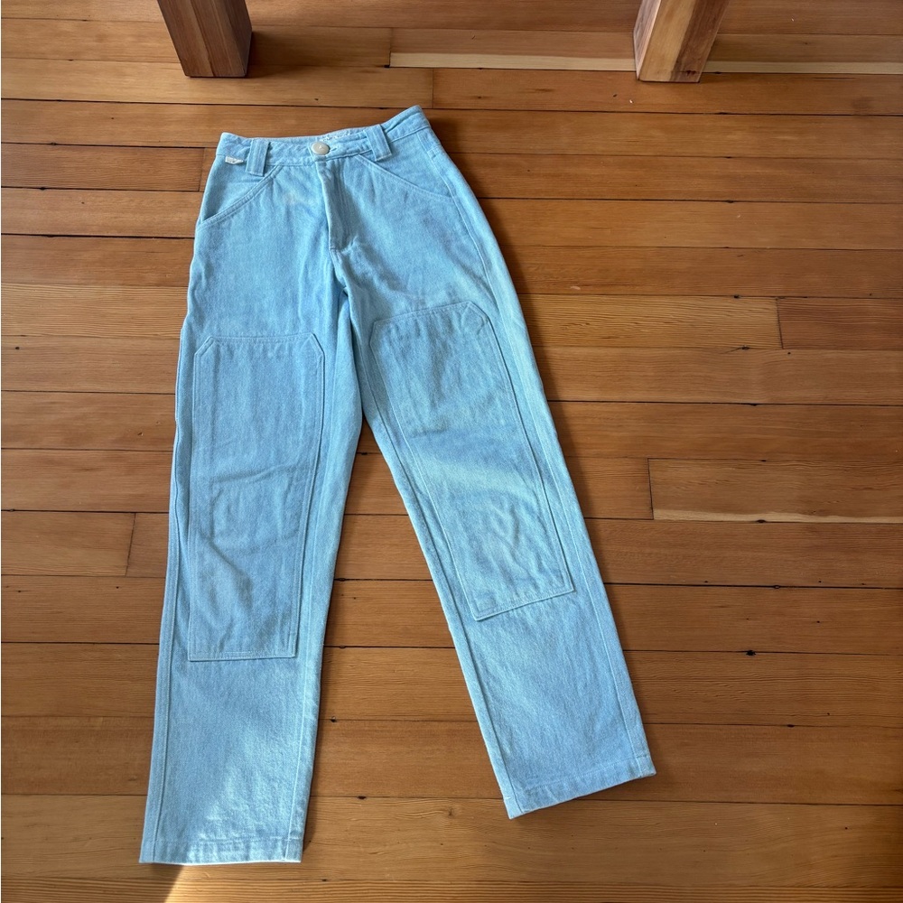 Shelter Brewers denim in pale indigo
